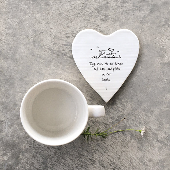 Heart Shaped Coaster Dogs