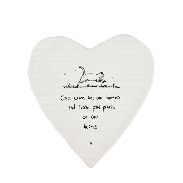Heart Shaped Coaster Cats