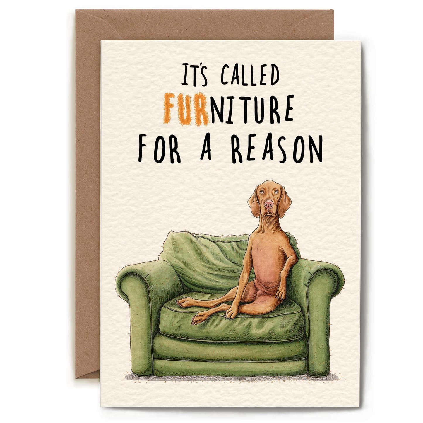 FURniture Dog Card