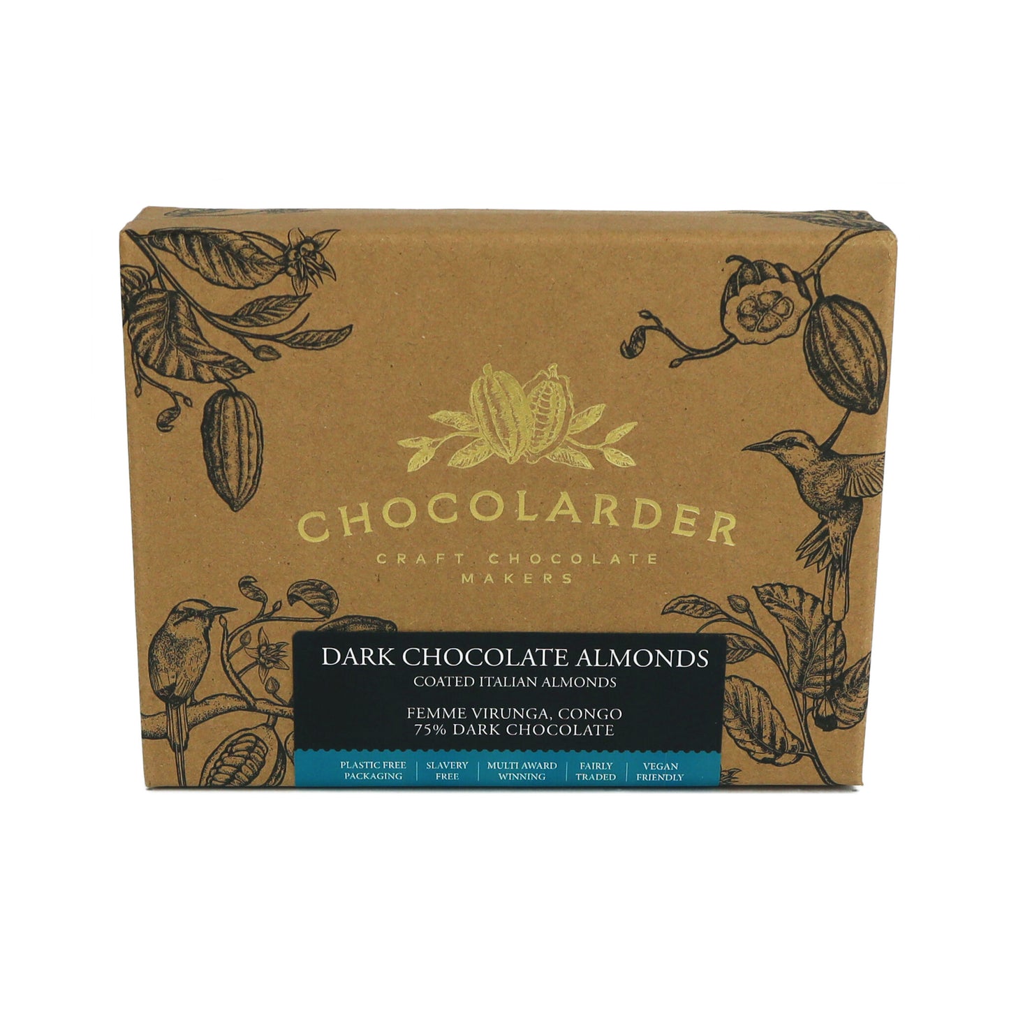 Chocolarder Dark Chocolate Almonds