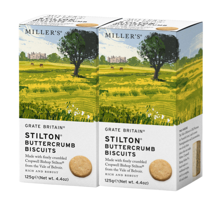 Grate Britain Stilton Buttercrumb Biscuit Duo