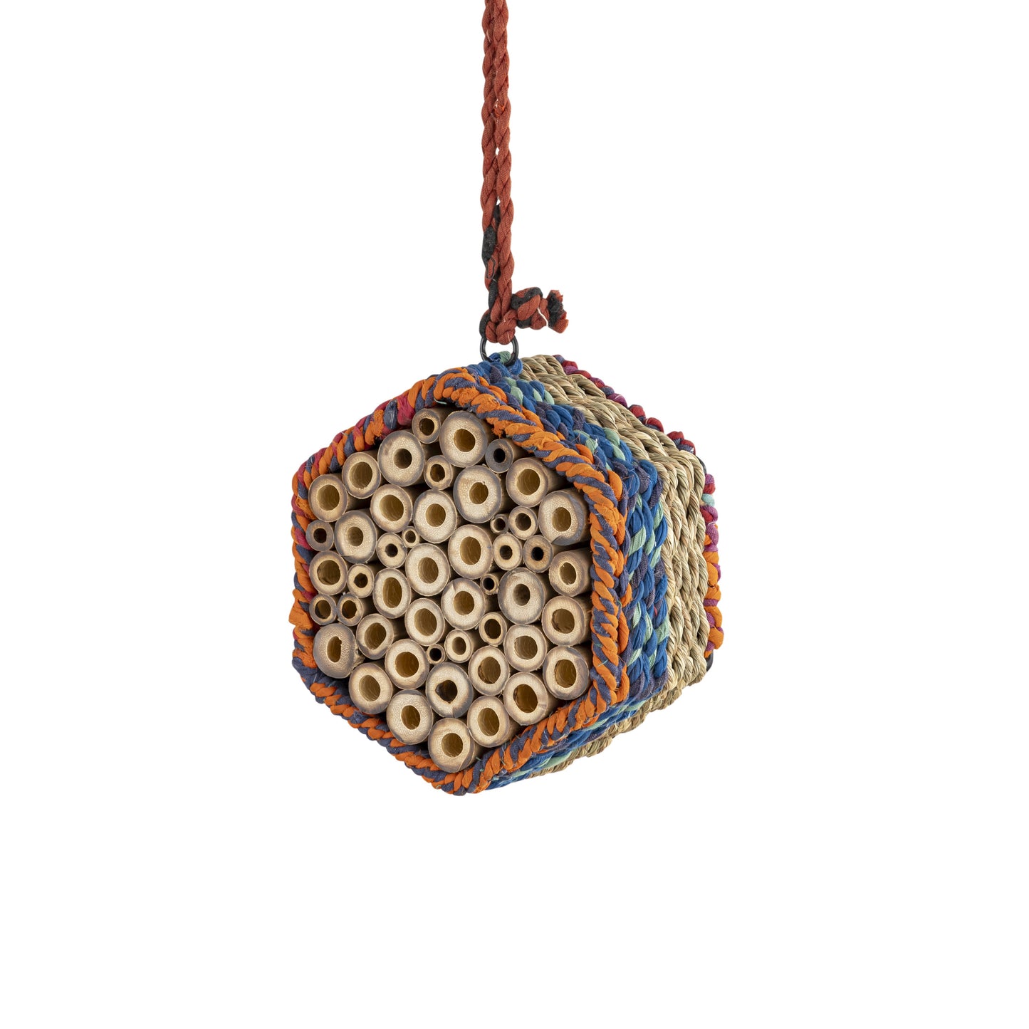 Hand Woven Bee Hotel