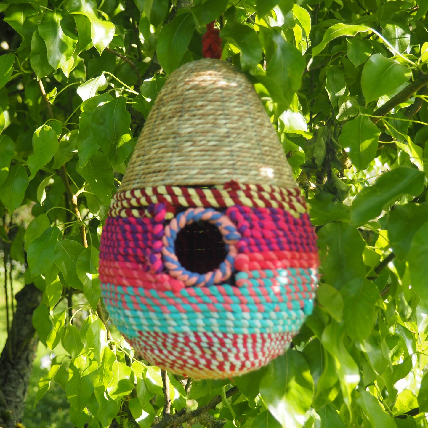 Hand Woven Bird House
