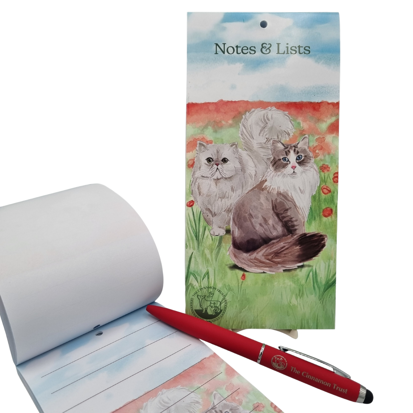 Cinnamon Trust Memo Pad Cats