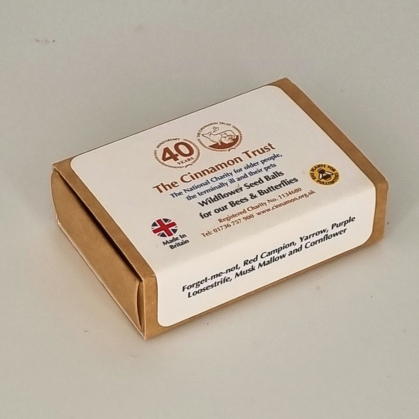 Cinnamon Trust Seed Ball Matchbox