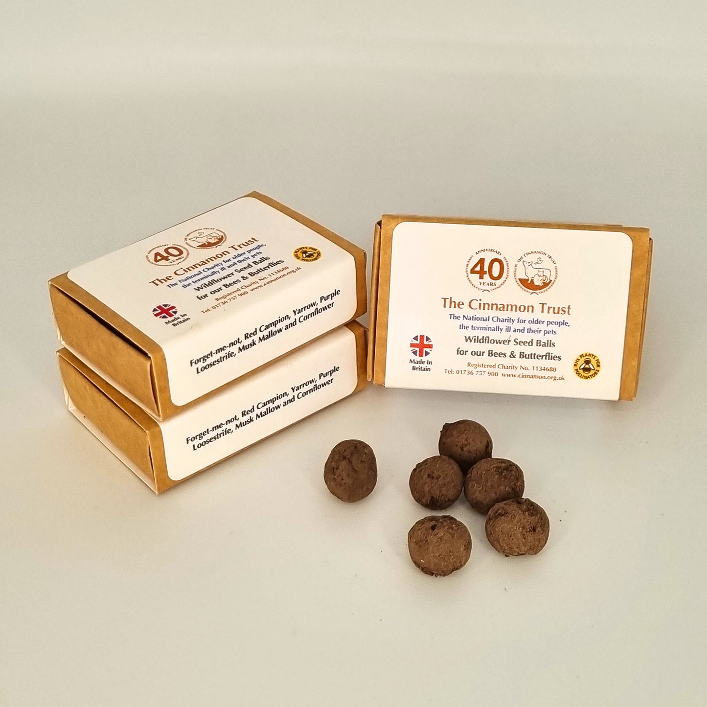 Cinnamon Trust Seed Ball Matchbox