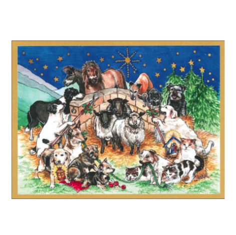 Exclusive Cinnamon Trust Christmas Cards - 'Shepherds Watch Their Flock'