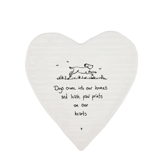 Heart Shaped Coaster Dogs