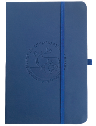 Cinnamon Trust Soft Touch Notebook