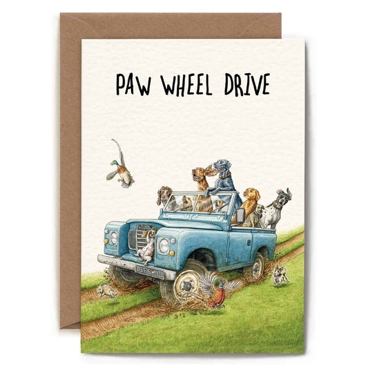 Paw Wheel Drive Card