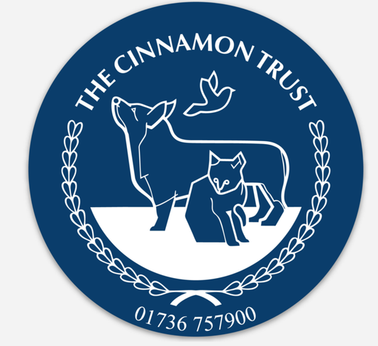 Cinnamon Trust Window Sticker