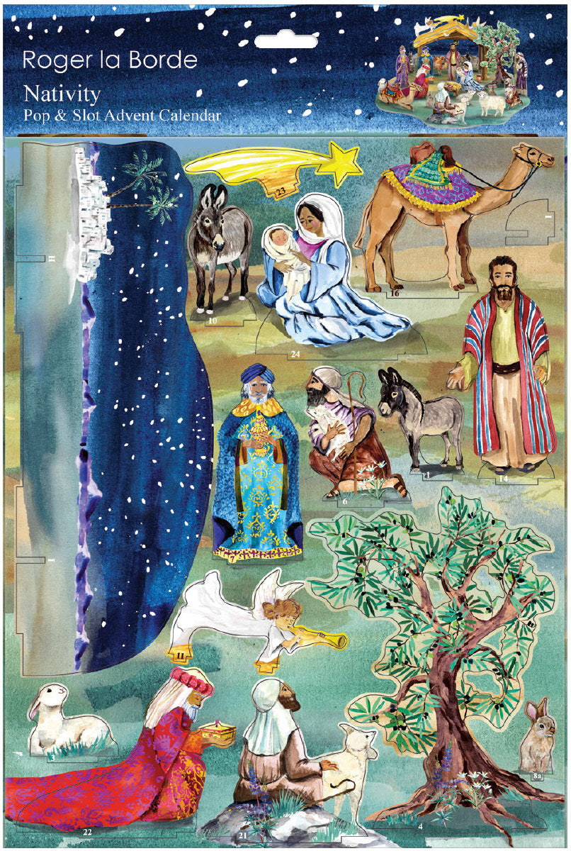 Pop & Slot Nativity Advent Calendar