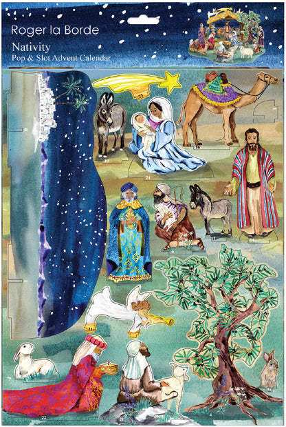 Pop & Slot Nativity Advent Calendar