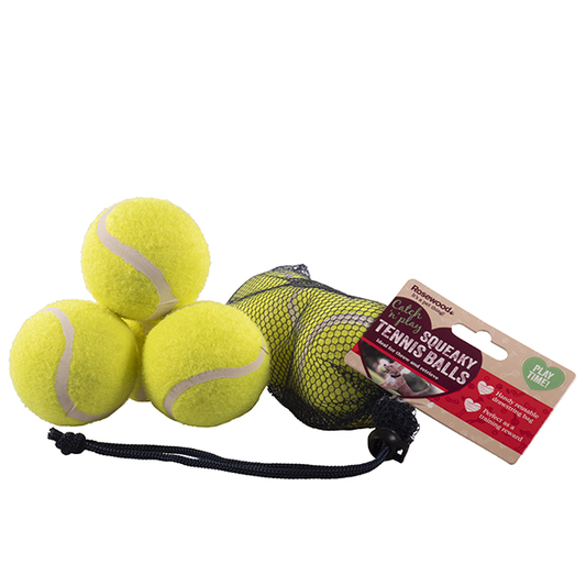 Squeaky Tennis Ball 3pk