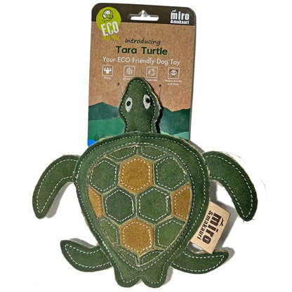 Tara Turtle Eco Leather Dog Toy