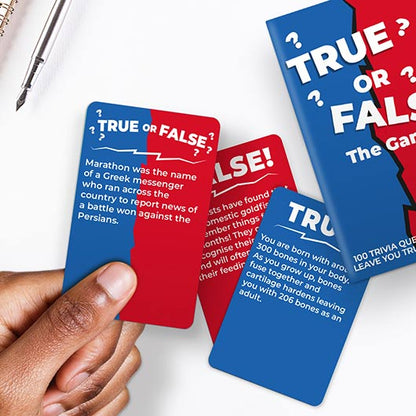 True of False Card Game