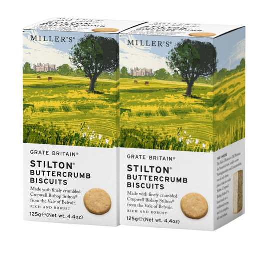 Grate Britain Stilton Buttercrumb Biscuit Duo