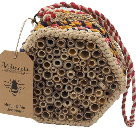 Hand Woven Bee Hotel
