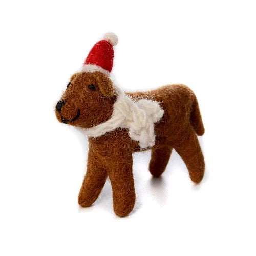 Chocolate Labrador Hanging Decoration