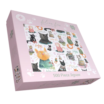Feline Fine 500pc Jigsaw Puzzle