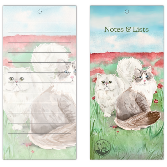 Cinnamon Trust Memo Pad Cats