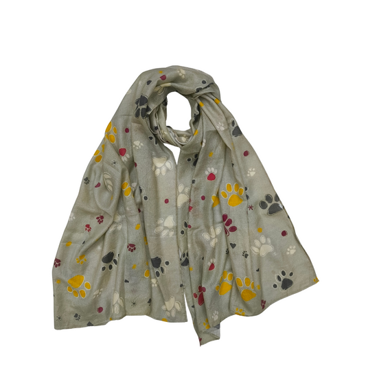 Cinnamon Trust Paw Print Scarf