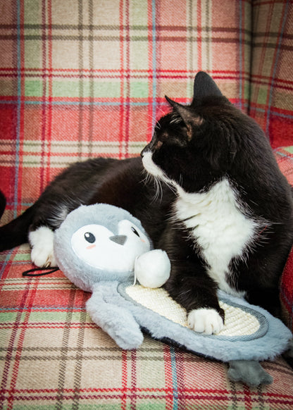 Poppy Penguin Cat Scratcher