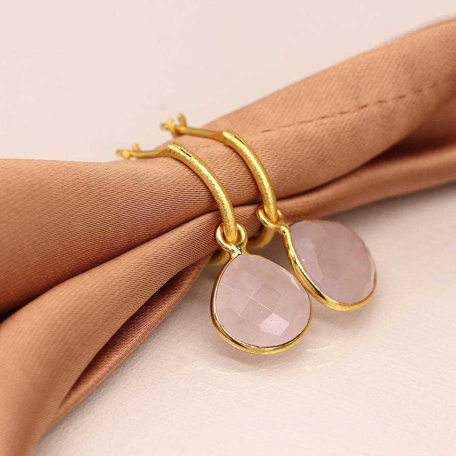 Rose Quartz Earrings