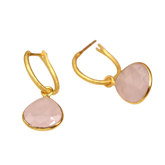 Rose Quartz Earrings