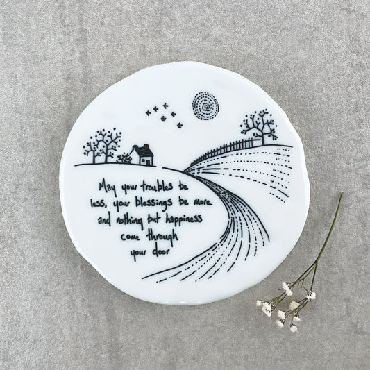 Round Porcelain Coaster