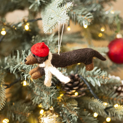 Sausage Dog Hanging Decoration