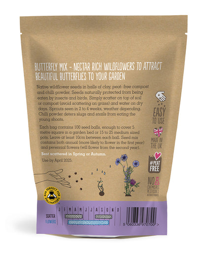 Butterfly Mix Seedball Grab Bag