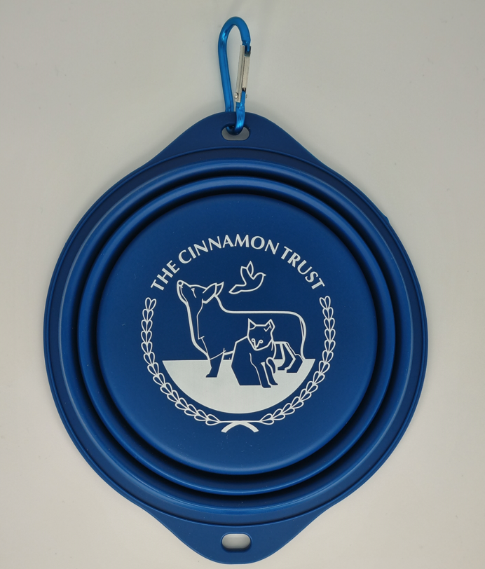 Cinnamon Trust Collapsible Dog Bowl