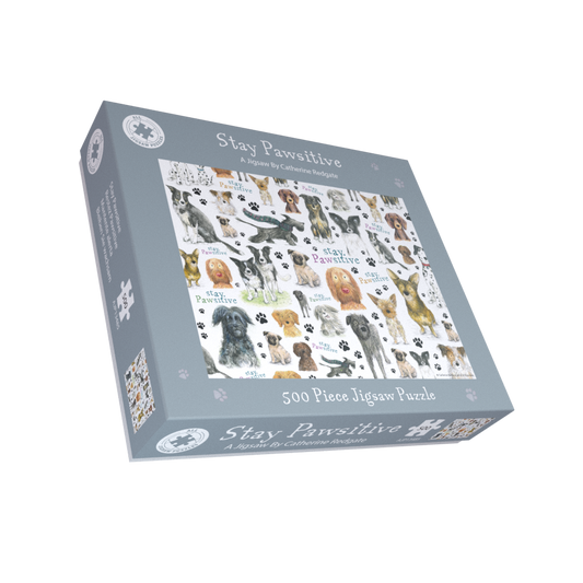 Stay Pawsitive 500pc Jigsaw Puzzle