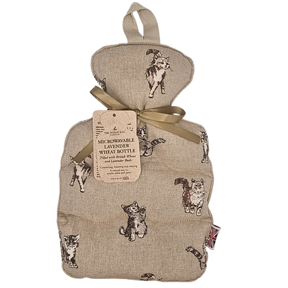 Wheatbag Hot Water Bottle Cats