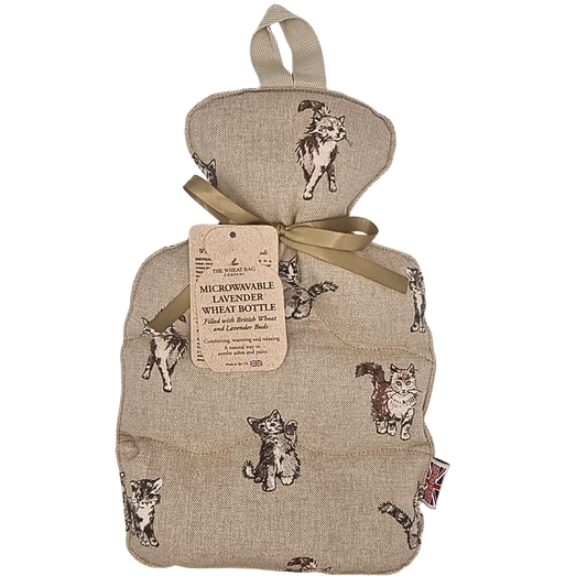 Wheatbag Hot Water Bottle Cats