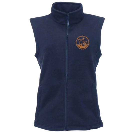 Cinnamon Trust Ladies Fit fleece Bodywarmer Navy